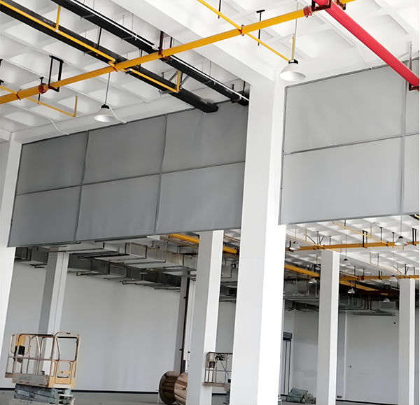 防火布岐山挡烟垂壁